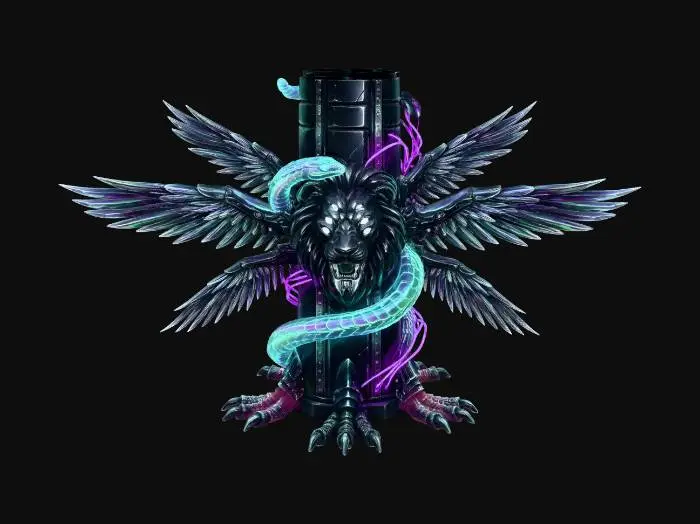 3D model for Winged Lion of the Northern Lights