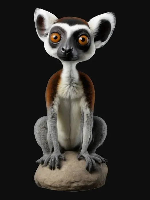 3D model for A realistic Lemur
