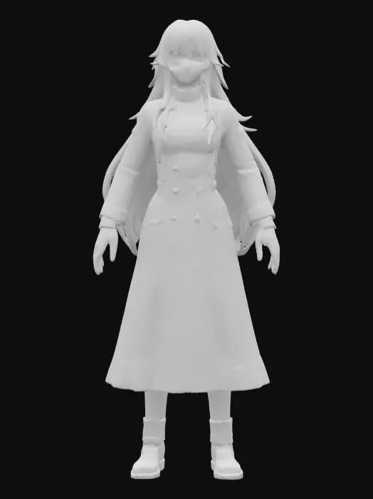 3D model for Scientist Warrior