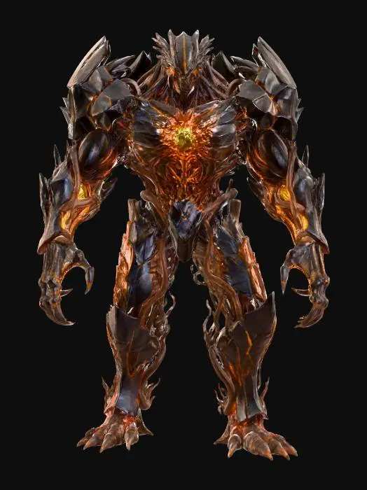 3D model for Lava Colossus