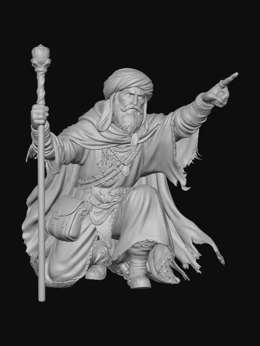 3D model for Sage of the Desert Path