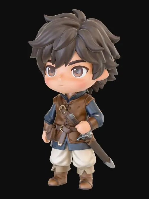 3D model for Little Adventurer