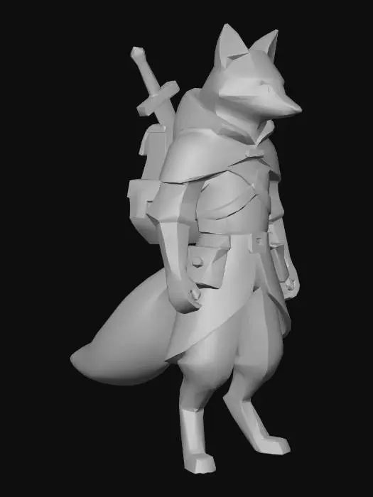 3D model for fox2