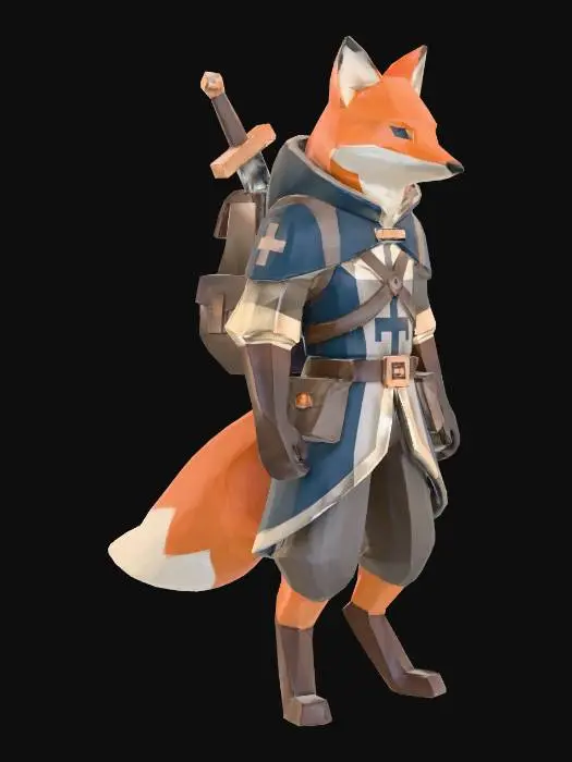 3D model for fox2