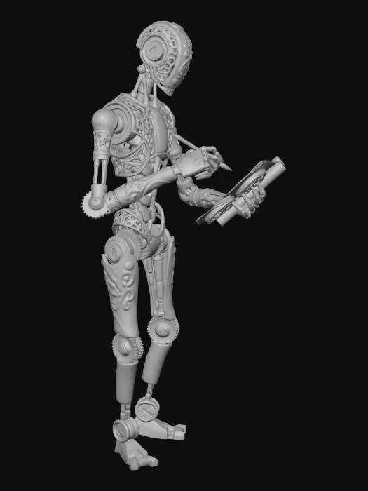 3D model for The Jade Scribe