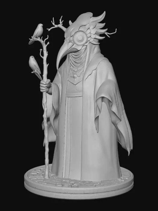 3D model for Verdant Oracle