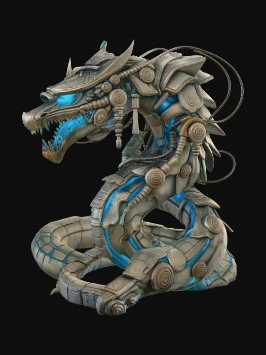 3D model for Azure Dragon of the Mountain Temple