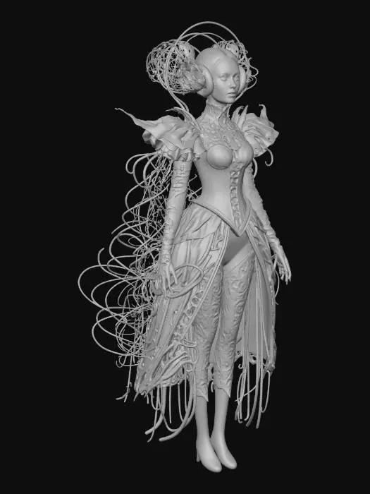 3D model for Crimson Sun Empress