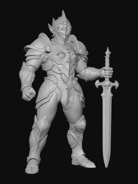 3D model for Prismatic Knight