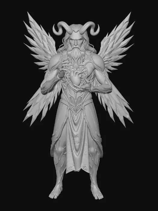 3D model for Crimson Heart of the Arcane Seraph