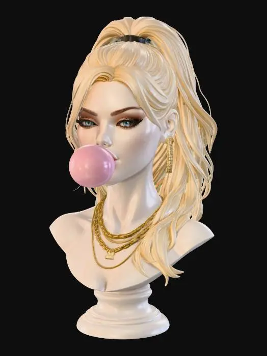 3D model for Bubblegum Diva