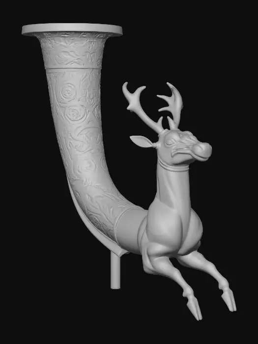 3D model for Stag Drinking Horn