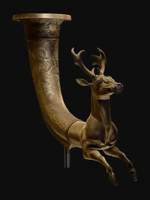 3D model for Stag Drinking Horn