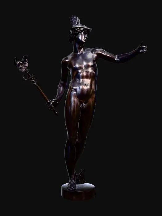 3D model for Hermes with Caduceus