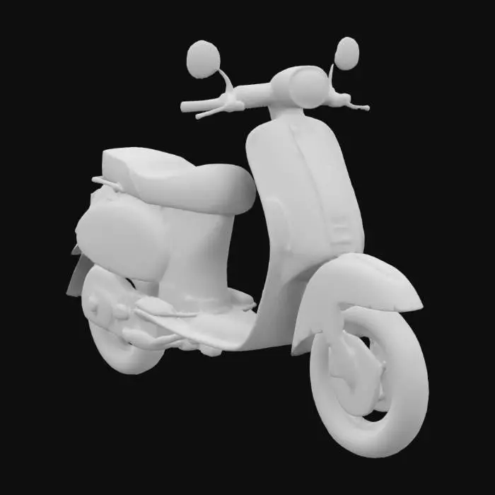 3D model for [Italy] A Vespa scooter made delicious Dutch licorice and colorful candies #AroundTheWorld#