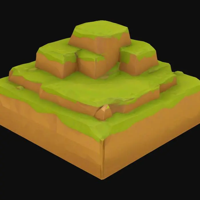 3D model for Pixel Plains