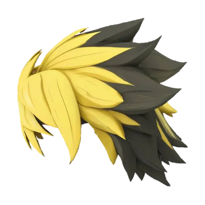 Spiky Mane 3D model, vytvořený pomocí AI