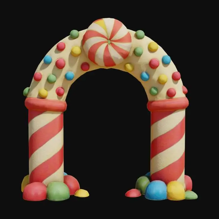 3D model for Candy Archway, #arch#