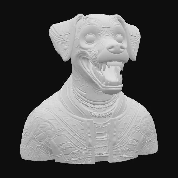 3D model for Psychedelic Canine Explosion