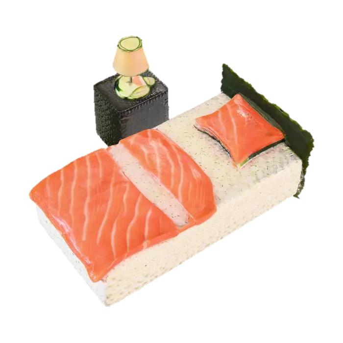 Sushi Dreams - Rice 3D model, vytvořený pomocí AI
