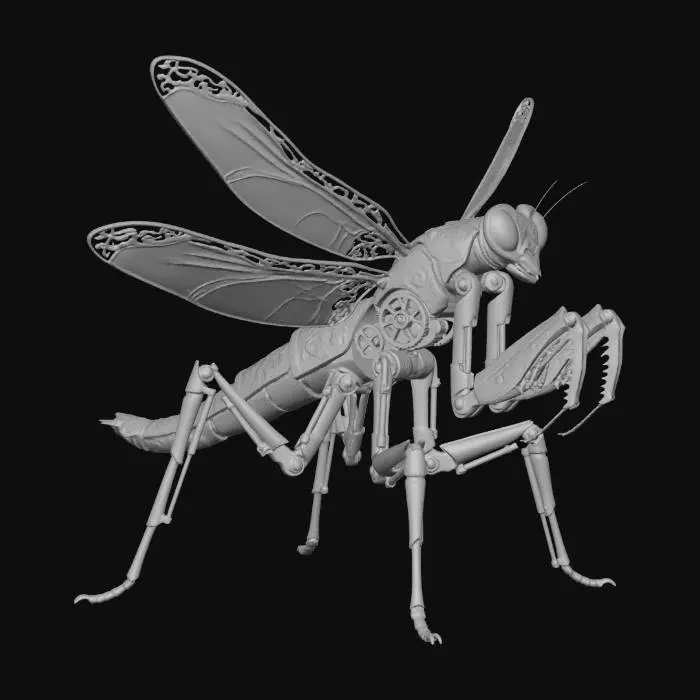 3D model for Azure Clockwork Mantis