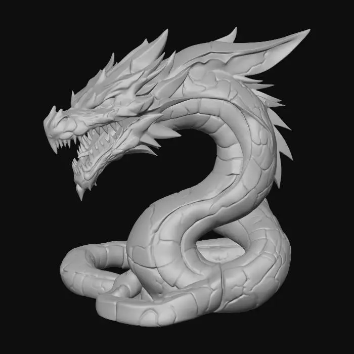 3D model for Azure Dragon of the Mountain Temple