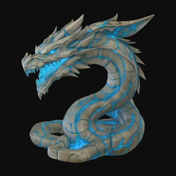 3D model for Azure Dragon of the Mountain Temple
