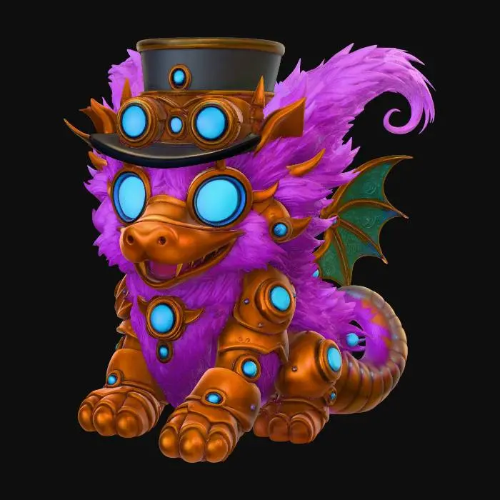 3D model for Goggles the Steamwyrm