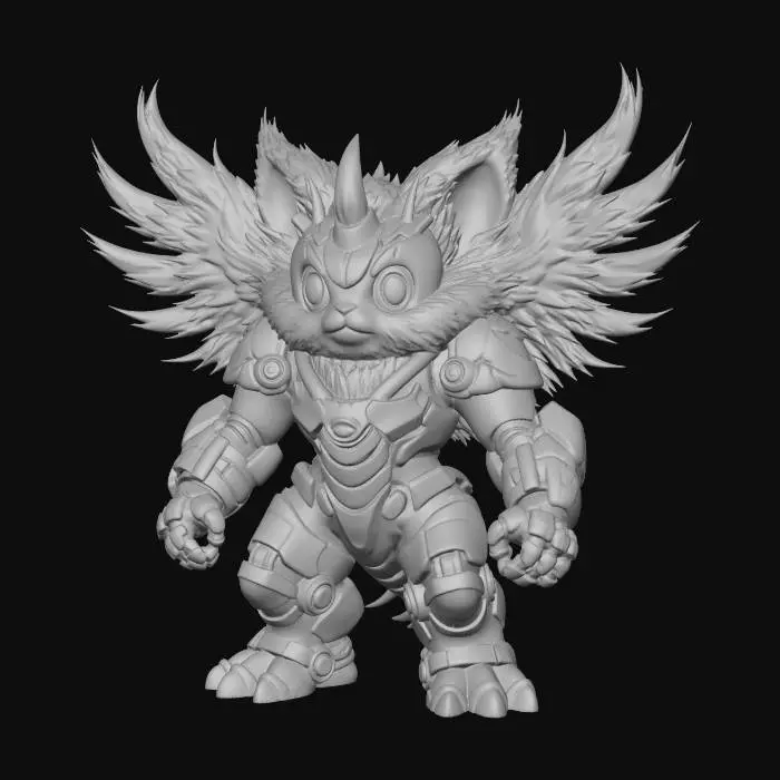 3D model for Armor Cat Phoenix