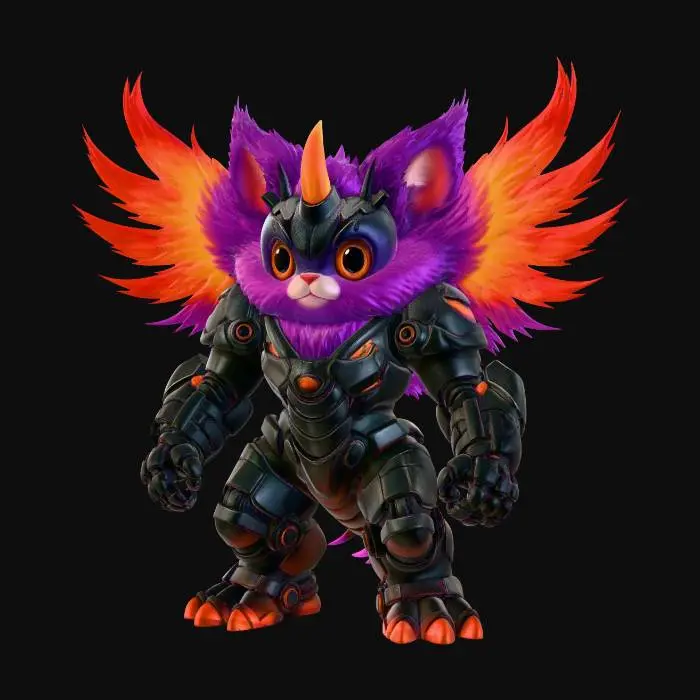 3D model for Armor Cat Phoenix