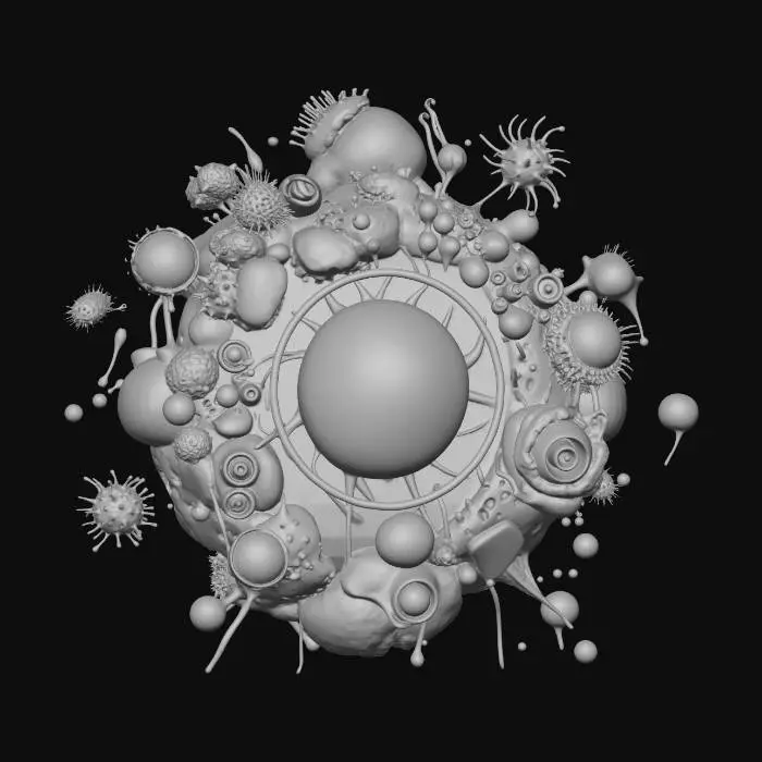 3D model for Microcosmic Cosmos