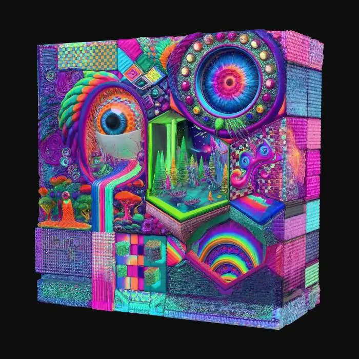 3D model for Kaleidoscopic Odyssey