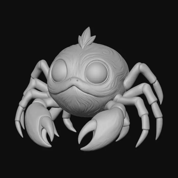 3D model for Emerald Glow Crab