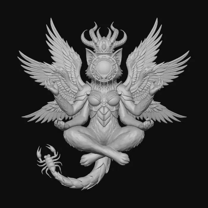 3D model for Cosmic Seraphic Cat