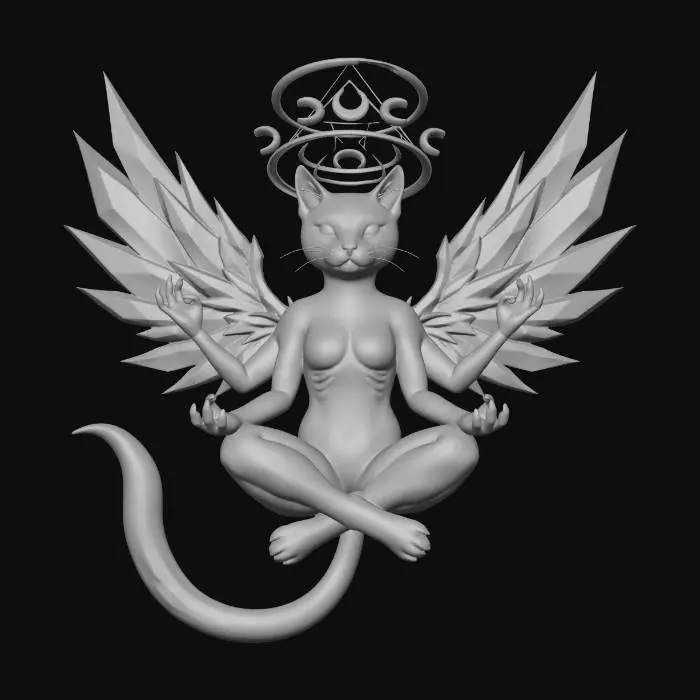 3D model for Astral Seraphic Cat