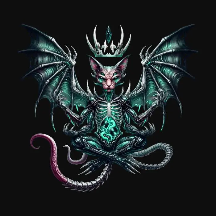 3D model for Crowned Abyssal Cat