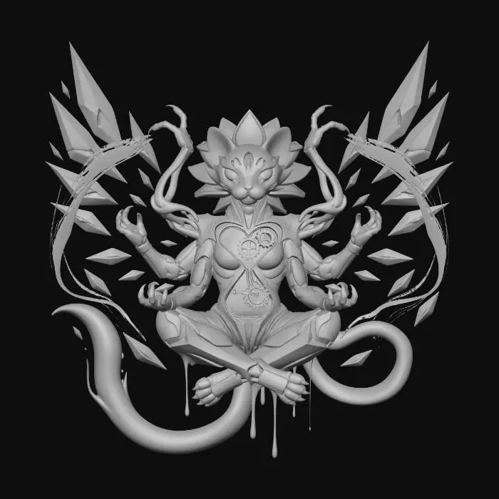 3D model for Cosmic Clockwork Cat