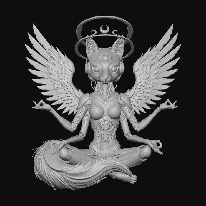 3D model for Nebula Wings: The Cyber Fox