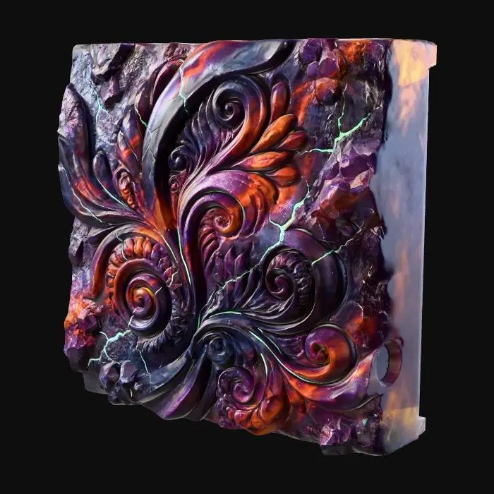 3D model for Spiral of Cracked Stone