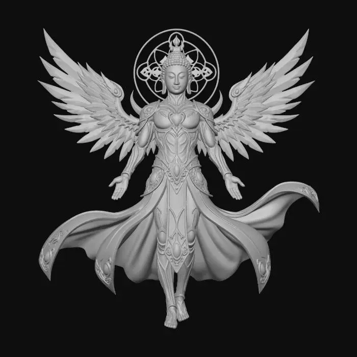 3D model for Celestial Armored Angel