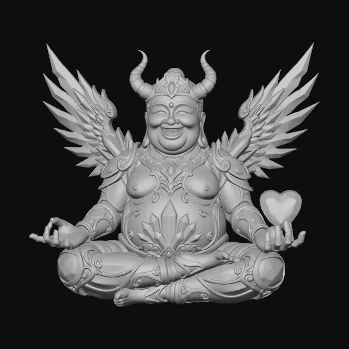 3D model for Crystal Oracle of Laughter