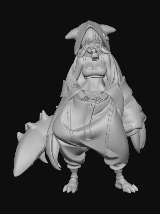 3D model for Hooded Dragoness