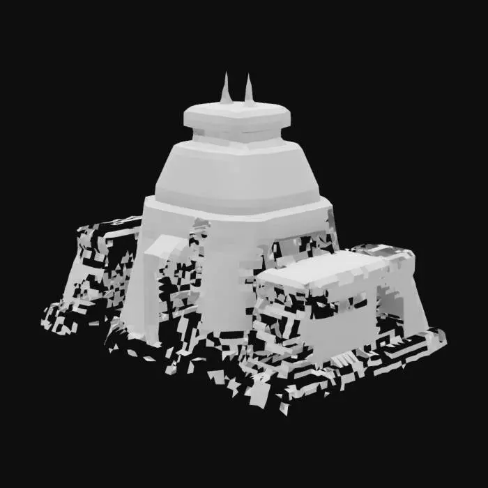 3D model for Command Bunker