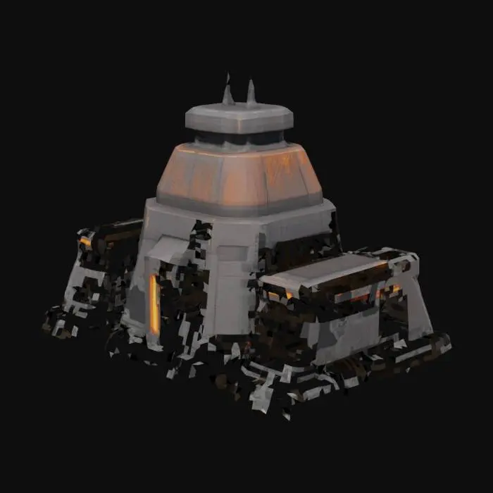 3D model for Command Bunker