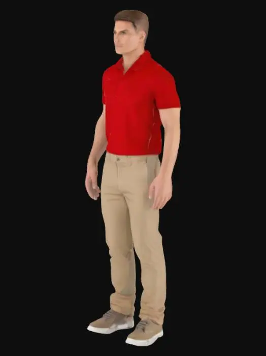 3D model for Red Polo Style