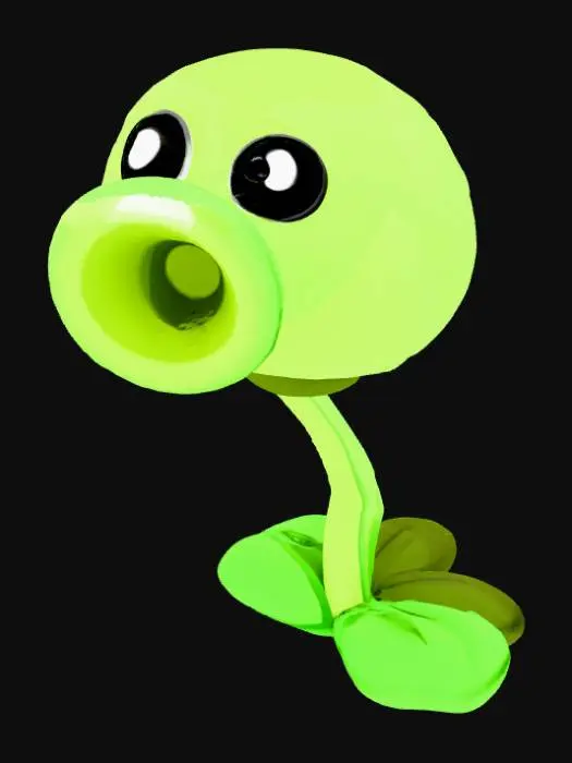 3D model for Peashooter