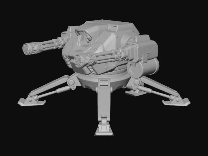 3D model for Mech Guardian