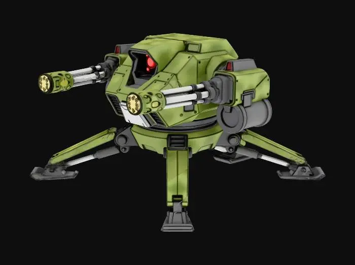 3D model for Mech Guardian