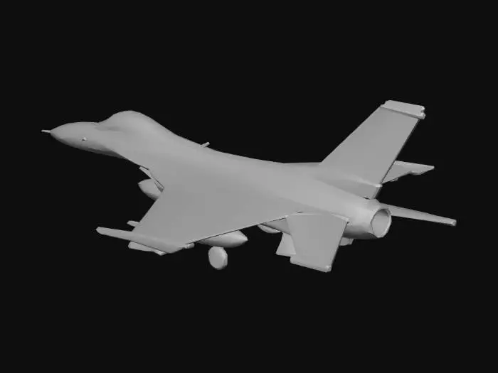 3D model for Myśliwiec F-16