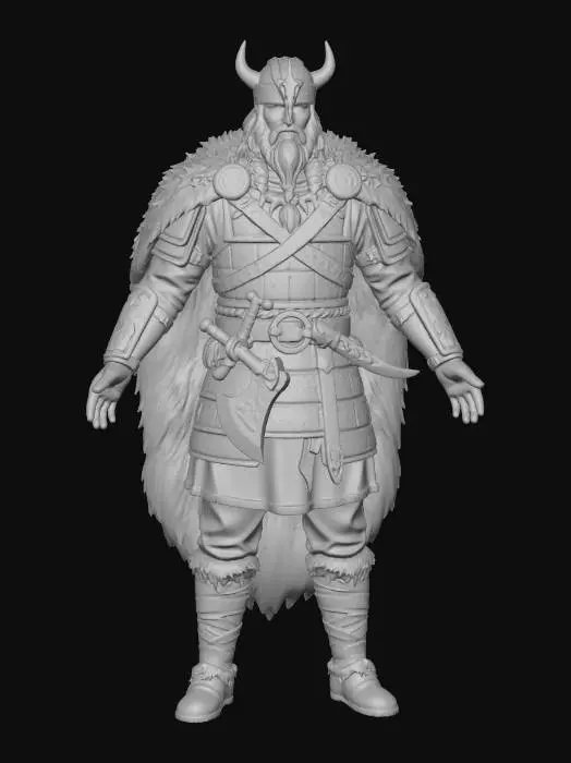 3D model for Viking Warrior